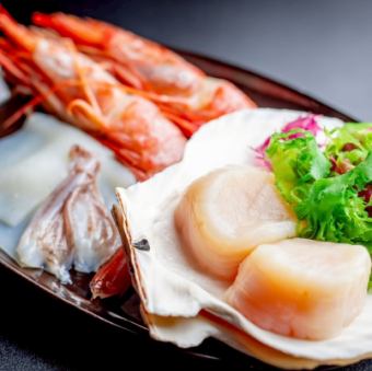 浜焼き海鮮鉄板焼き イカ・エビ・帆立