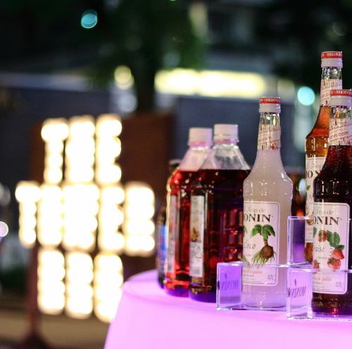 組み合わせは無限大♪オリジナルカクテル