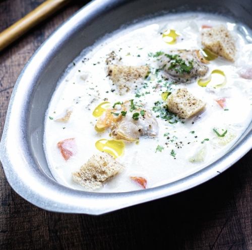 ニューイングランド風クラムチャウダー