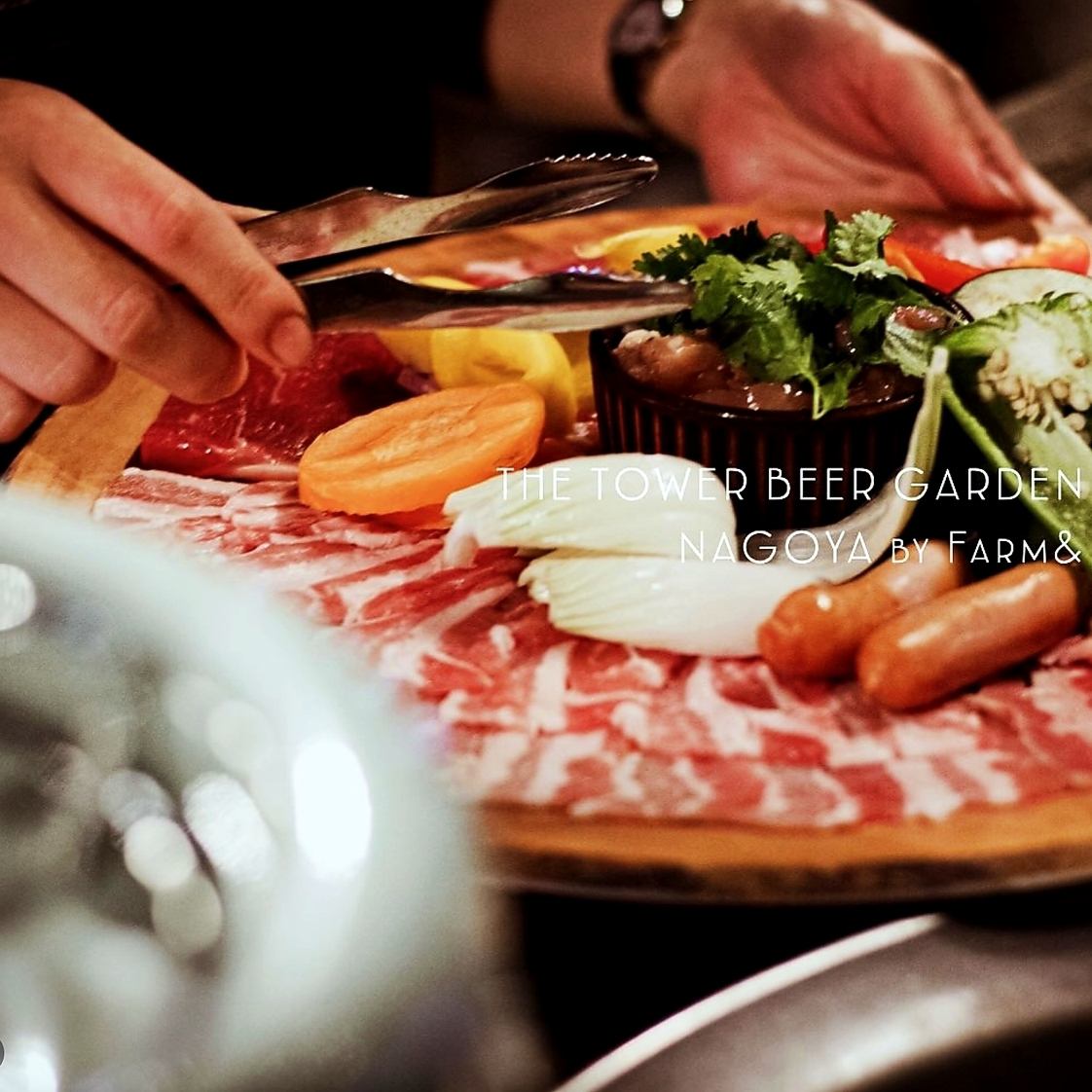 栄・テレビ塔の真下でビアガーデン！各コースポテト食べ放題付き