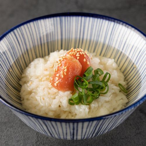 お茶漬け(梅・鮭・明太)