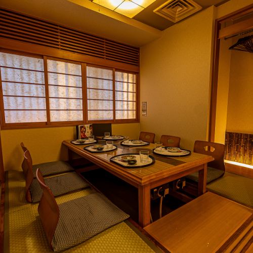 お洒落な装飾が施された個室空間が人気の秘密！