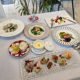 ☆Dinner B☆本日のおすすめパスタや厳選和牛、Linea食後のドルチェなど全11品7700円(税込)♪