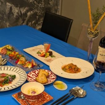 ☆Dinner B☆本日のおすすめパスタや厳選和牛、Linea食後のドルチェなど全11品7700円(税込)♪