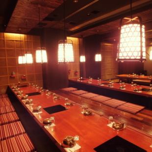 [OK for banquets up to 50 people] Popular large digging private room ♪ Corporate banquet and reunion etc. ... Ideal for various gatherings ◎