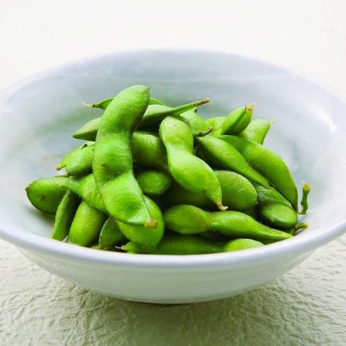 Warm Green Tea Beans/Sesame Salt Cucumber