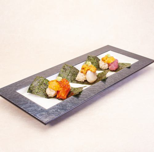 [Luxury] 51. 3 kinds of raw sea urchin