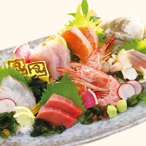 Deluxe 6-piece sashimi platter (1 serving)
