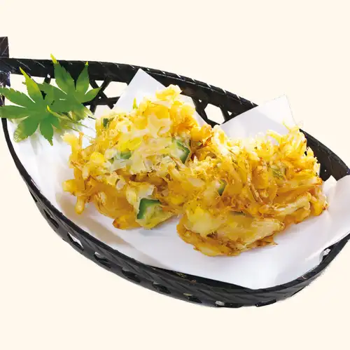 Corn and okra tempura