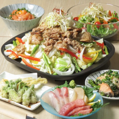 【全日2時間飲み放題付き】若鶏のせいろ蒸しコース3500円税込 ※金土祝前日不可
