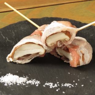 しいたけ巻き串