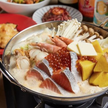 【S得日プラン♪】３時間飲み放題付　和牛と海鮮鍋コース6000円→5500円※12月指定日利用不可