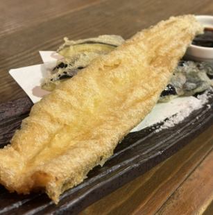 煮アナゴの一本天ぷら