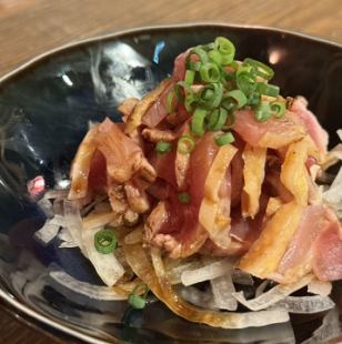 地鶏たたきポン酢