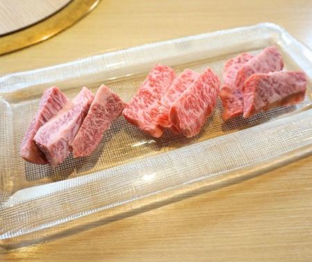 カルビの盛り合わせ