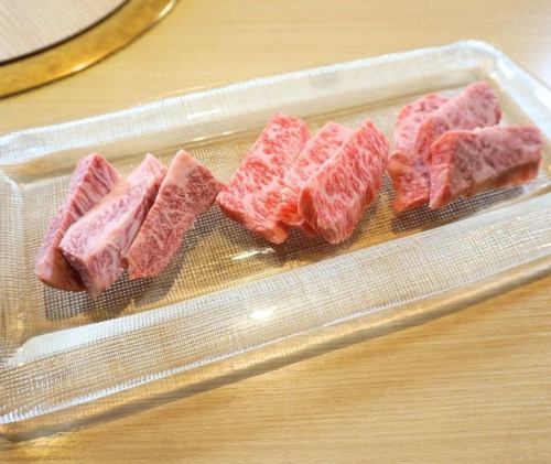 カルビの盛り合わせ