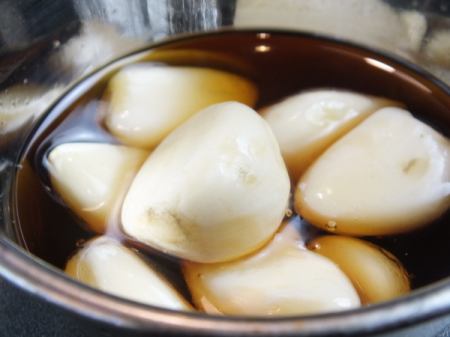 Grilled garlic from Aomori