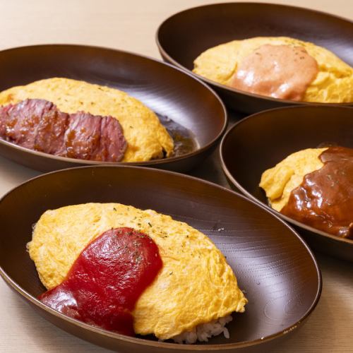 【たこやき工房ちびすけ名物】オムライス！