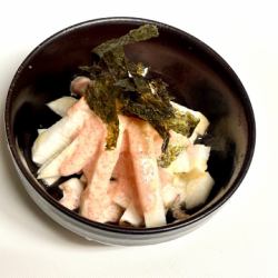 山芋の明太マヨ／山芋の短冊