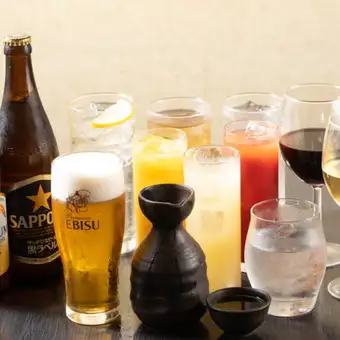 【コースのみに可能】90分飲み放題３８５０円税込