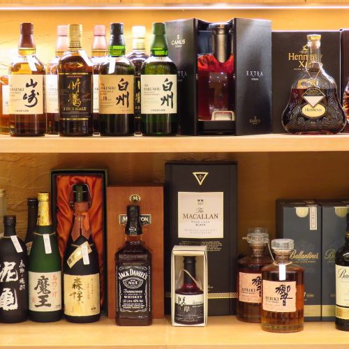 A wide range of sake suitable for sushi