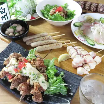 ★ご宴会コース★ビール含む2H飲放付！全7品　4500円(税込)