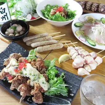 ★ご宴会コース★ビール含む2H飲放付！全7品　4500円(税込)