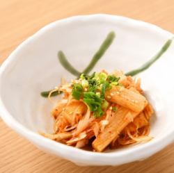 長芋とネギの自家製キムチ