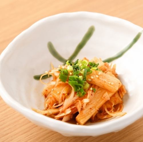 長芋とネギの自家製キムチ