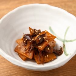 ホタルイカと筍の自家製ピリ辛メンマ＜1人前＞