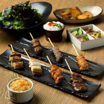 【5/1～予約可】きんざん『鳥』コース◆2時間飲放題付6,000円(税込)【2名～前日迄要予約】