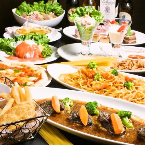 コース料理で宴会を!