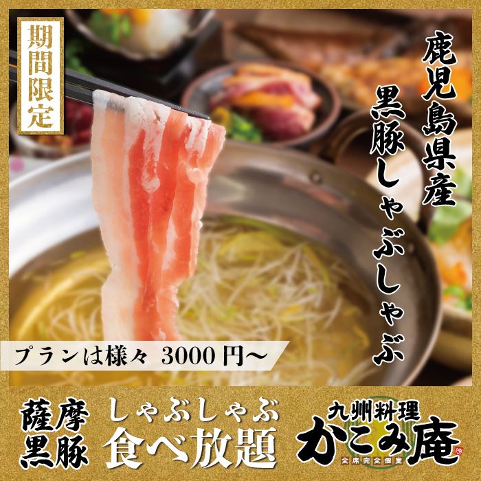 [Discount information] All-you-can-eat black pork shabu-shabu for a limited time