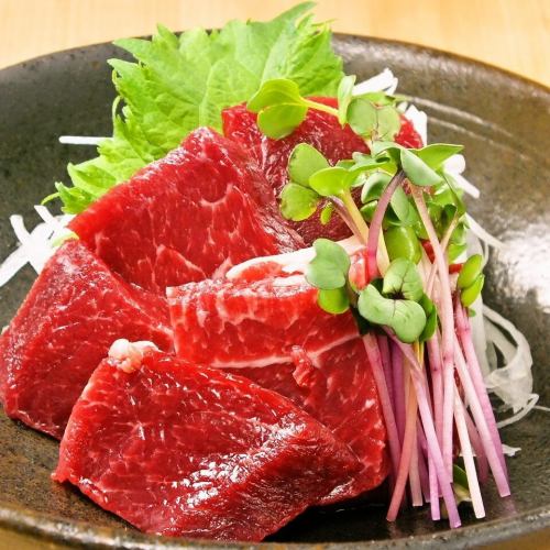 Horse sashimi lean