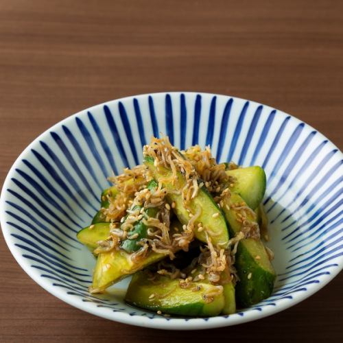 Addictive whitebait cucumber