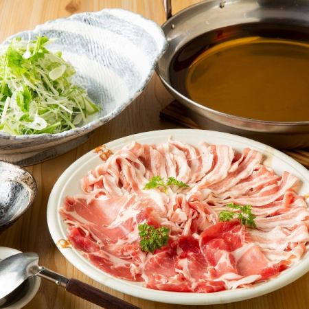 ≪日～木限定≫◆2時間◆豚しゃぶ食べ放題コース◆￥3,800　※飲み放題付