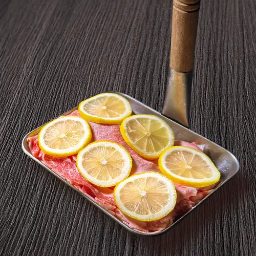 和牛ちりとりカルビ　レモンポン酢