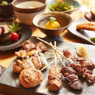 串コース  串焼五本など全11品　飲み放題付き