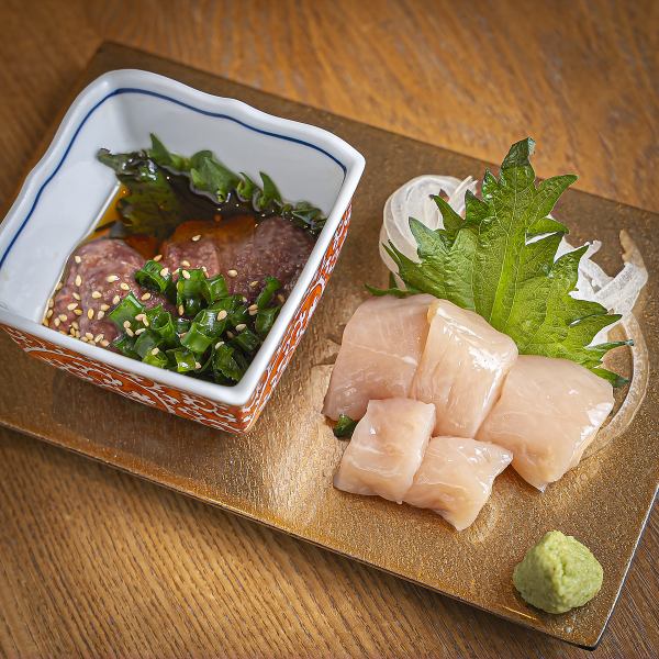 【堺東で希少】鮮度抜群！鶏刺身盛り合わせ