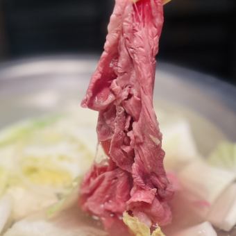 【歓送迎会】贅沢和牛しゃぶしゃぶコース！飲み放題付き《100分L.O》7000円(税込)