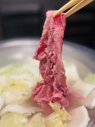 【歓送迎会】贅沢和牛しゃぶしゃぶコース！飲み放題付き《100分L.O》7000円(税込)