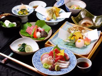 Hagi course 11 dishes (including meal and dessert) 7,700 yen (tax included)
