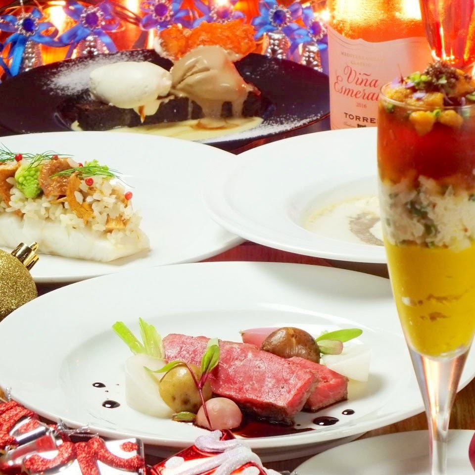 Celebrate with melty cheese fondue♪ The course comes with a festive dessert!