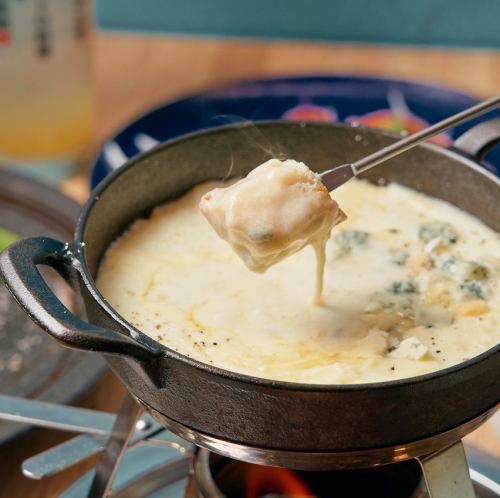 プレートランチ×チーズフォンデュ付き