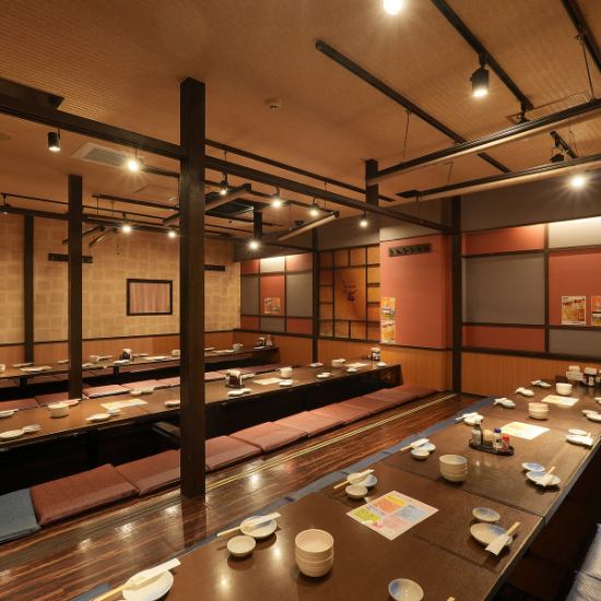 Total seating for 98 people/Can accommodate parties of up to 60 people♪ Open daily until 4:00am the next day!!