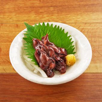 ホタルイカの沖漬け/うずらの煮玉子　各