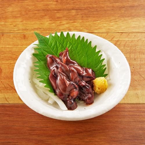 ホタルイカの沖漬け/うずらの煮玉子　各