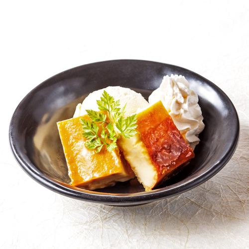 花畑牧場のカタラーナとバニラアイス