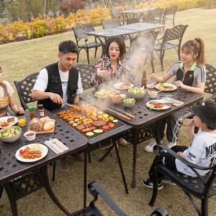 [Terrace] Hands-free BBQ plan! Includes ingredients and equipment. 2 hours, 3278 yen per person, site fee 0 yen.