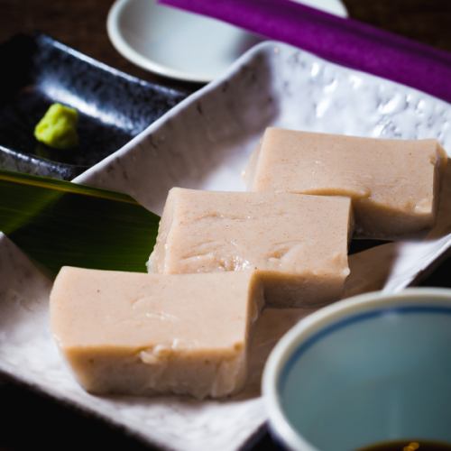 Homemade buckwheat tofu